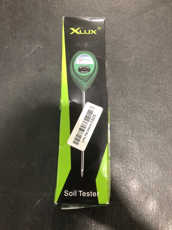 Photo 1 of XLUX Soil Moisture Meter, Plant Water Monitor, Hygrometer Sensor for Gardening, Farming, Indoor and Outdoor Plants, No Batteries Required