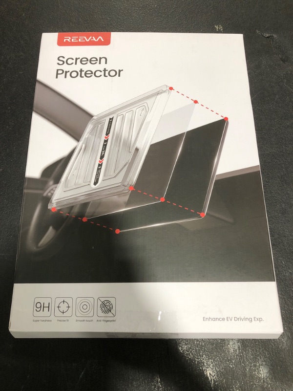 Photo 1 of REEVAA 2025 Tesla Model Y New (Juniper) Screen Protector [No Glare & Fingerprint], 9H Tempered Glass Fit for Model Y Juniper 2025-2026, Front/Rear Screen with Alignment Kit Accessories, Matte