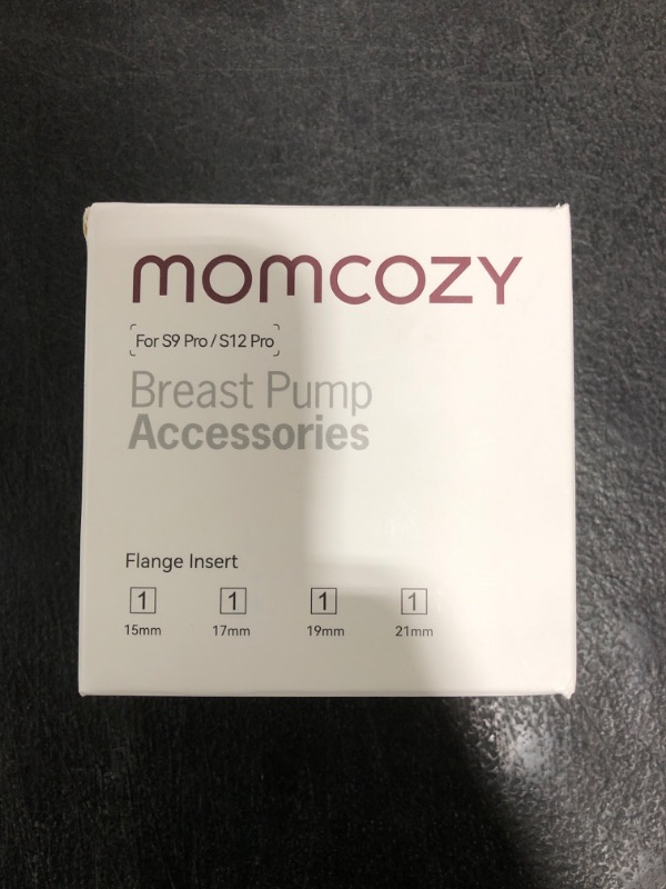 Photo 1 of Momcozy Flange Insert 15/17/19/21mm Compatible with 24mm Flange/Shield of Most Pumps, Insert for Breast Pump Replacement Accessories, 4PCS