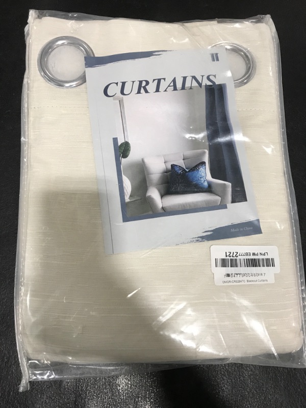 Photo 1 of jinchan Linen Beige Curtains 84 Inches Long for Living Room Farmhouse Rod Pocket Back Tab Light Filtering Window Drapes with Lined for Bedroom Crude 2 Panels Ecru
