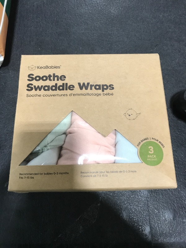 Photo 1 of KeaBabies 3-Pack Organic Baby Swaddle Sleep Sacks - Swaddles for Newborns, Infant 0-3 Months, Baby Girls, Boys, Soft & Snug Newborn Sleep Sack, Nursery Swaddling Blankets (Mellow)