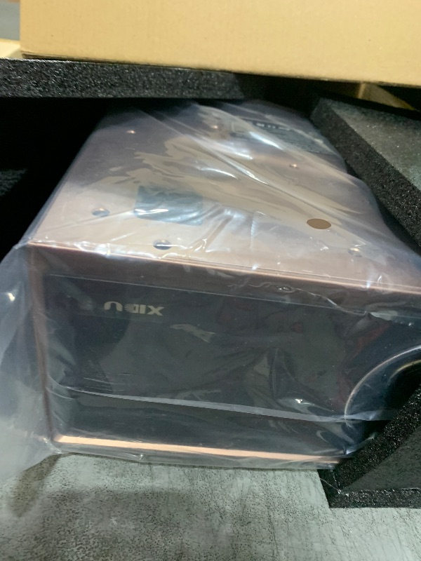 Photo 1 of 4K Projector with WiFi and Bluetooth, XIDU 1200 ANSI Native 1080P Outdoor Movie Projector with 25%Zoom, Fully Sealed Engine, HDR10+, Built In 20W Speakers, Compatible with HDMI, USB, AV, iOS, Android