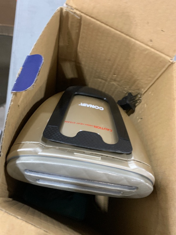 Photo 1 of Conair Handheld Garment Steamer for Clothes, Turbo ExtremeSteam 1875W, Portable Handheld Design, Strong Penetrating Steam - Amazon Exclusive in Black (GS59B)