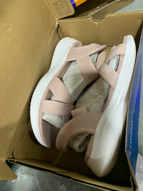 Photo 1 of Skechers Women's Ultra Flex 3.0-Never Netter Hands Free Slip-Ins Sandal, Blush, 10