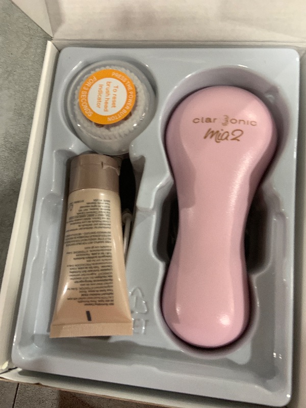 Photo 1 of Clarisonic Mia 2 Cleansing System, 2 Speeds for Gentle and Everyday Cleansing Set (Pink)