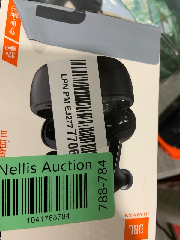 Photo 1 of JBL Vibe Beam - True Wireless JBL Deep Bass Sound Earbuds, Bluetooth 5.2, Water & Dust Resistant, Hands-free call with VoiceAware, Up to 32 hours of battery life (Black)