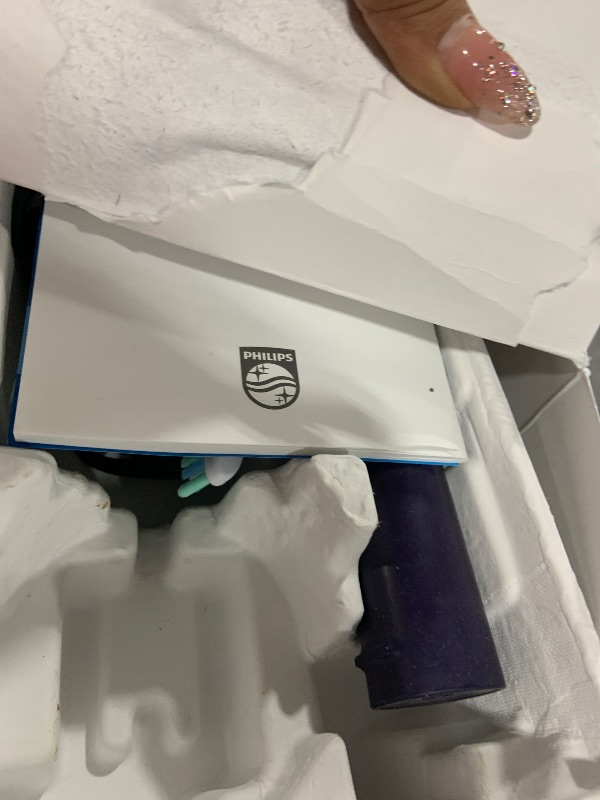 Photo 1 of Philips Sonicare ProtectiveClean 6500 Rechargeable Electric Toothbrush, with Pressure Sensor, 3 Cleaning Modes, SmarTimer and QuadPacer, 14-Day Battery Life, Charging Travel Case, Navy Blue, HX6462/07