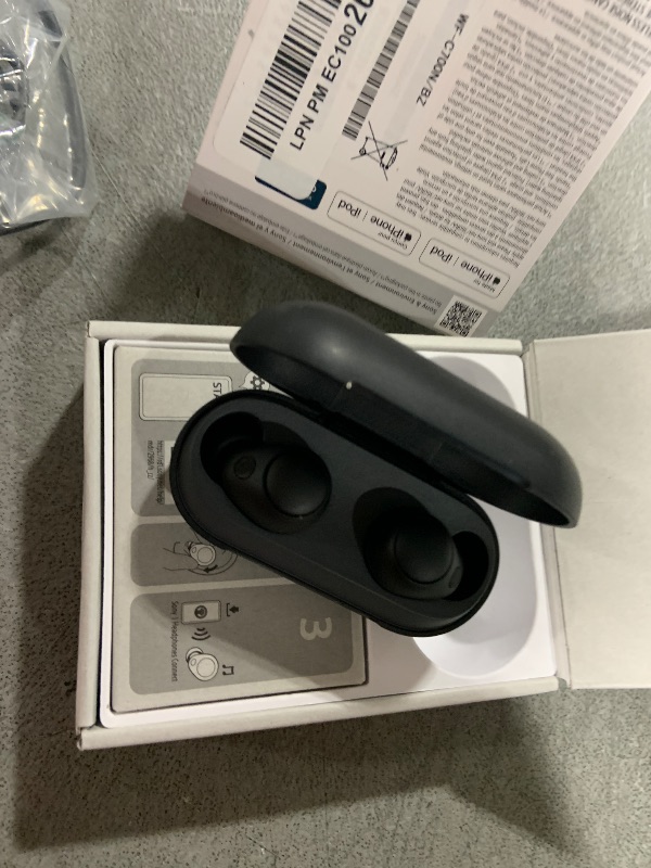 Photo 1 of Sony WF-C700N Truly Wireless Noise Canceling in-Ear Bluetooth Earbud Headphones with Mic and IPX4 Water Resistance, Black