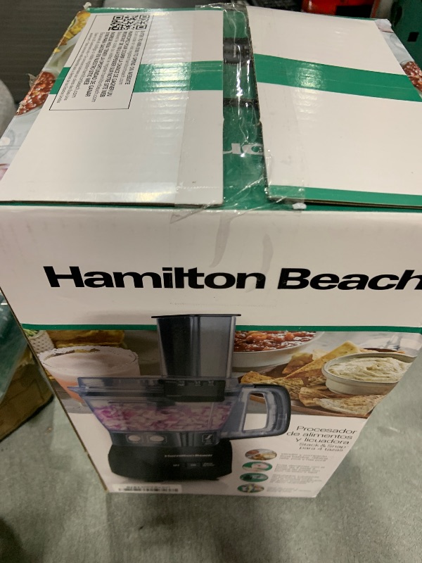 Photo 1 of Hamilton Beach Stack & Snap 4-Cup Mini Food Processor & Vegetable Chopper, 250 Watts, for Slicing, Shredding, and Puree, Black (70510)