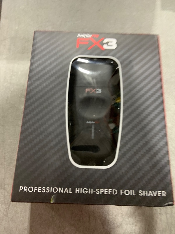 Photo 1 of BaBylissPRO Barberology Double Foil Shaver FXX3SB FX3 Professional High-Speed Electric Shaver