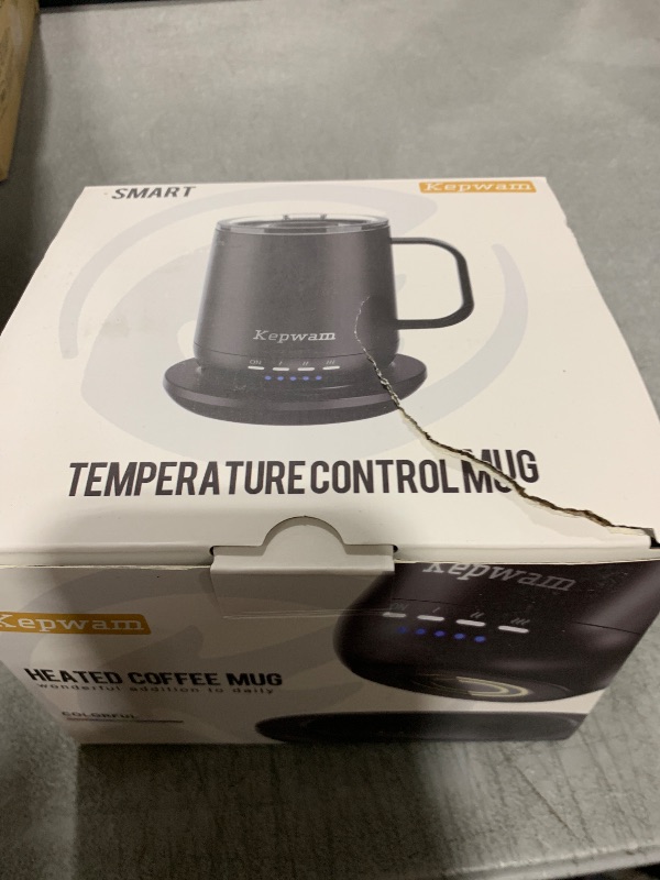 Photo 1 of Kepwam Self Heating Coffee Mug 16oz - Fast Heating & Ultra Long-Lasting Battery Life, Heated Coffee Mug Up to 149? - Touch & App Controlled Coffee Mug, Birthday Gifts for Women and Men