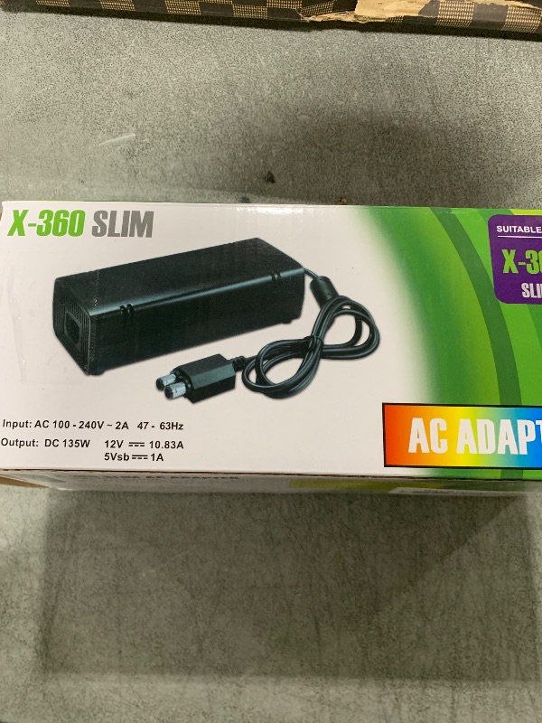 Photo 1 of Puning Power Supply Replacement for Xbox 360 Slim,AC Adapter Power Supply[Advanced Quiet Edition] with Cooling Fan Compatible with Xbox 360 Slim Console