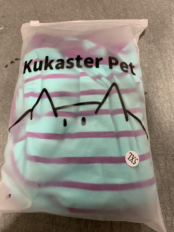 Photo 1 of Dog’s Recovery Suit Post Surgery Shirt for Female Male Dog, E-Collar Alternative Wound Protective Clothes (Purple stripe-5xl)