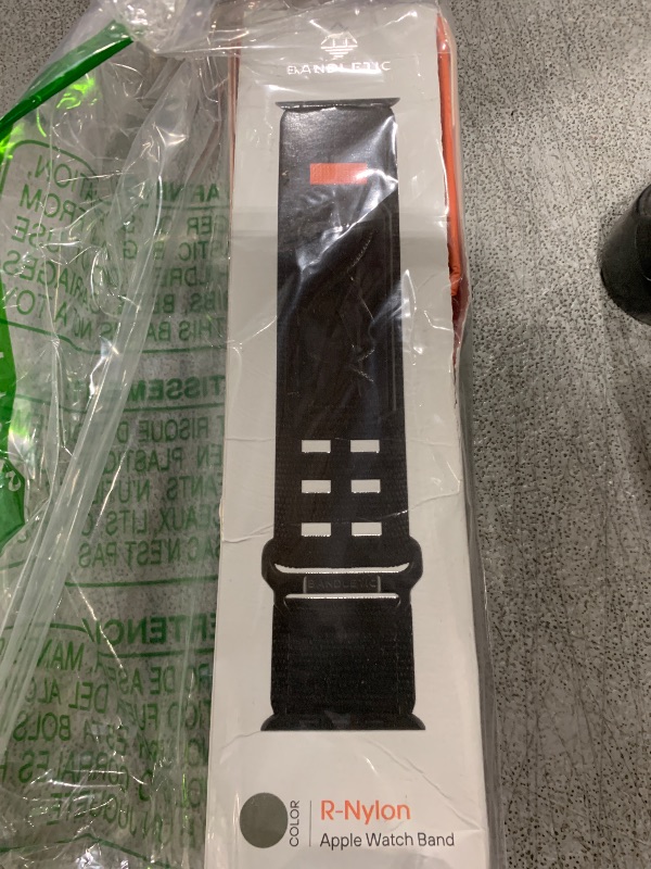 Photo 1 of Bandletic Compatible with Apple Watch Ultra 2 Band for Men, Wide Tactical Military Nylon Rugged Soft Sport Solo Loop for iWatch 49mm(Ultra),46mm(Series 10),45mm(9/8/7),44mm(SE2/SE/6/5/4),42mm(3/2/1)