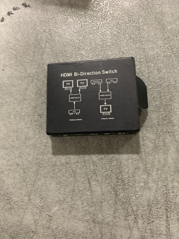 Photo 1 of HDMI Switch 4k@60hz Splitter, GANA Aluminum Bidirectional HDMI Switcher 2 in 1 Out, Manual HDMI Hub Supports HD Compatible with Xbox PS5/4/3 Blu-Ray Player Fire Stick Roku