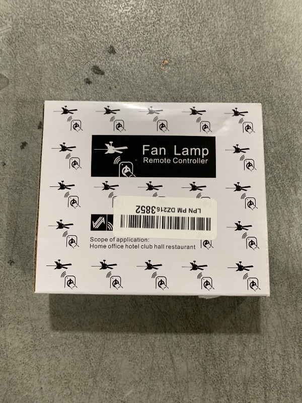 Photo 1 of QIACHIP Small Size Ceiling Fan and Lights Wireless Remote Control and Receiver Kit 3-in-1 Ceiling Fan Light 4 Timing & 3 Speed