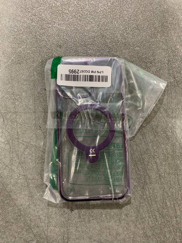 Photo 1 of CASEKOO Titanium for iPhone 16 Pro Max Case with 360° Spin Magnetic Stand [Compatible with Magsafe][16FT Military Protection] Polished for iPhone 16 ProMax Case with Stand Ring 6.9'', Premium Purple