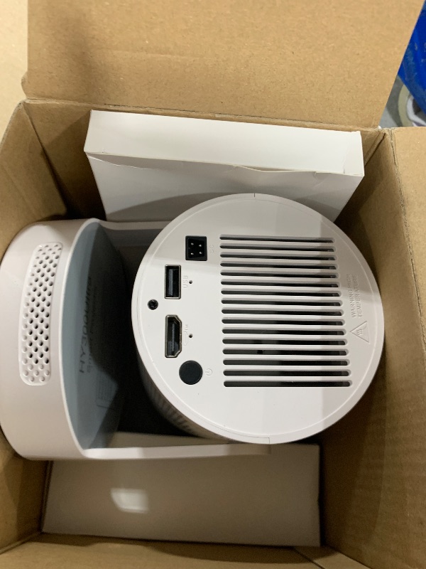 Photo 1 of ?Electric Focus?Magcubic Mini Projector 4K Support, Portable Projector with WiFi 6 and Bluetooth 5.4, Smart Proyector, 5W Soundbase Speaker, 180° Rotation for Home Theater HY300 Ultra
