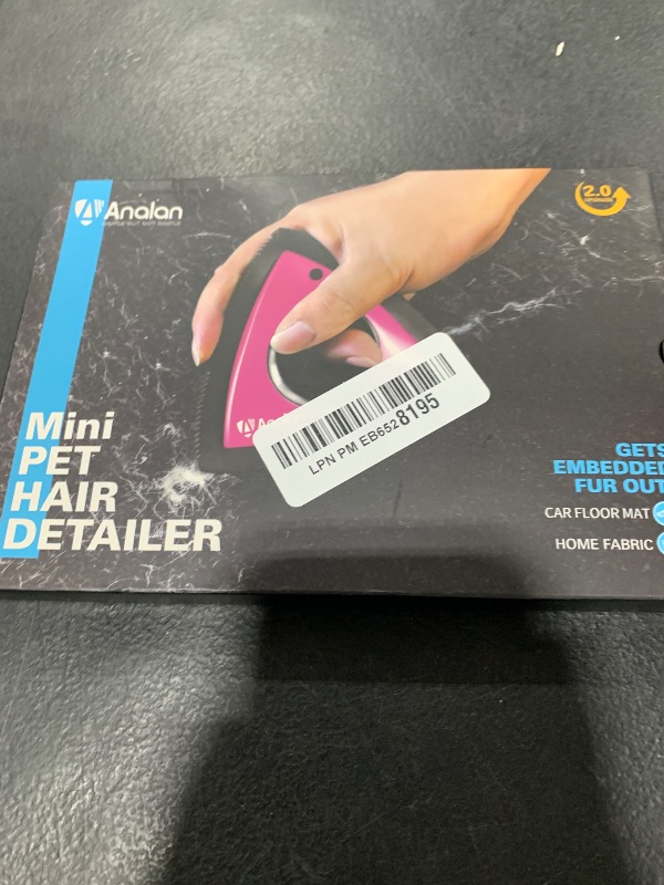Photo 1 of Analan Mini Pet Hair Remover for Car Detailing Supplies, Carpet Dog Hair Remover for Car Interior, Triangle Dog Hair Remover for Auto Detailing, Couch, Furniture, Lint, Carpet(Multi-Color)