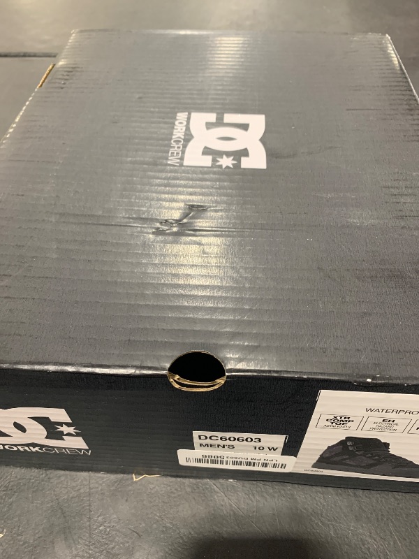 Photo 1 of DC Men's Pure Work Black Camo Composite Toe Boots Construction Shoe, 10 Wide
