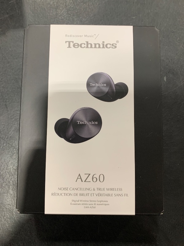 Photo 1 of Technics HiFi True Wireless Multipoint Bluetooth Earbuds with Advanced Noise Cancelling, Impressive Call Quality Using JustMyVoice Technology, Alexa Built in, EAH-AZ60-K (Black)