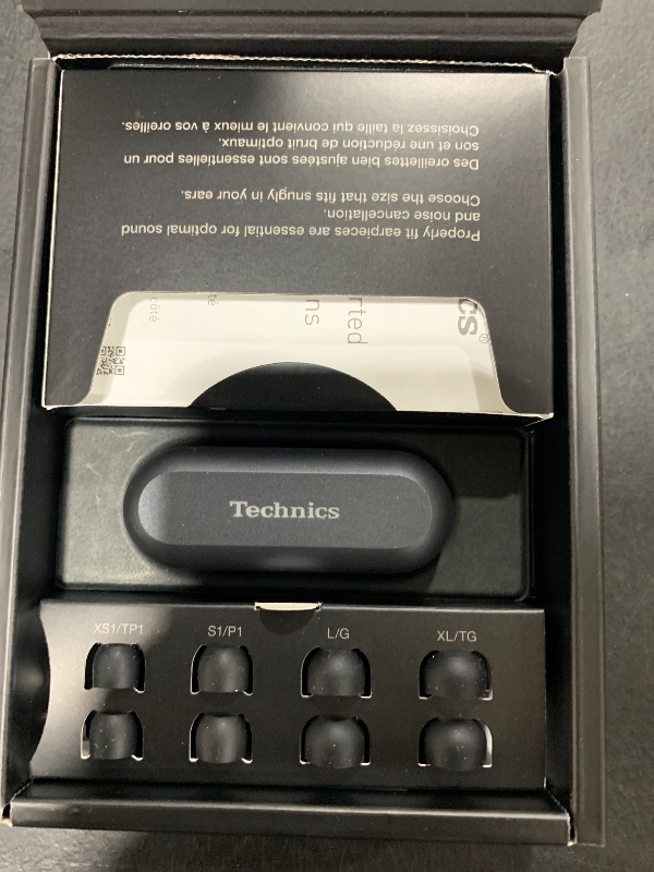 Photo 1 of Technics HiFi True Wireless Multipoint Bluetooth Earbuds with Advanced Noise Cancelling, Impressive Call Quality Using JustMyVoice Technology, Alexa Built in, EAH-AZ60-K (Black)