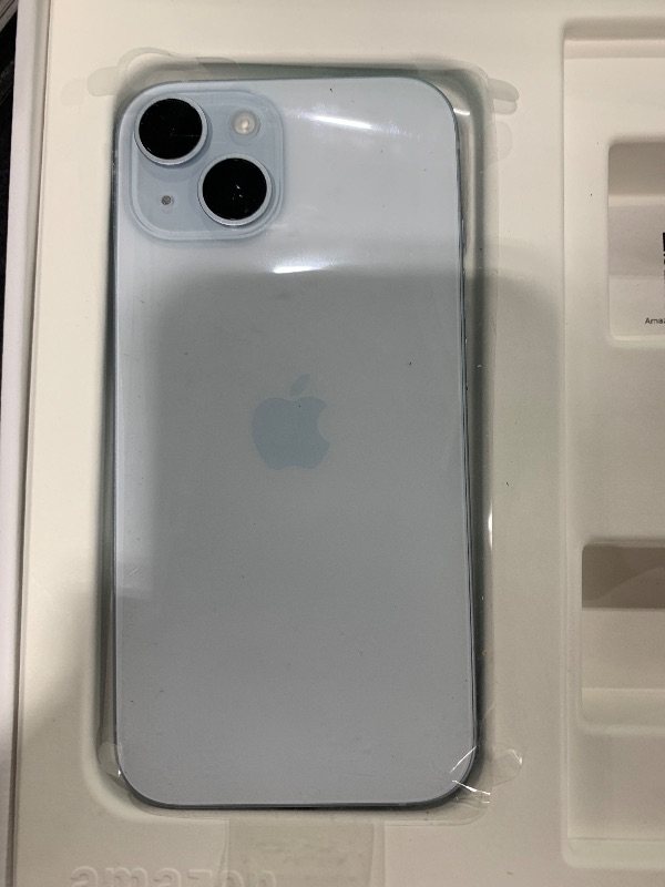 Photo 1 of Apple iPhone 15, 128GB, Blue - Unlocked (Renewed Premium)