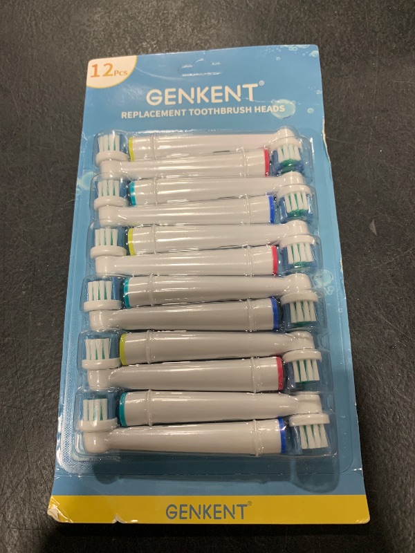 Photo 1 of Replacement Toothbrush Heads Compatible with Oral B Braun, 12 Pcs Professional Electric Toothbrush Heads Brush Heads Compatible with Oral B Replacement Heads Refill 7000/Pro 1000/9600/500/3000/8000