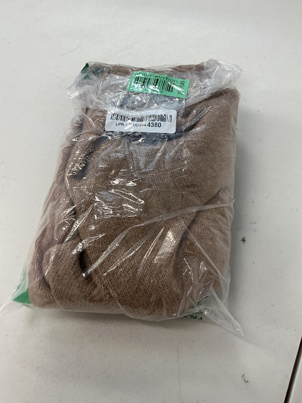 Photo 1 of WDIRARA Women's Turtleneck Cap Sleeve Sweater Vest Pullover Knitted Top Loose Oversized Knitwear Khaki Medium