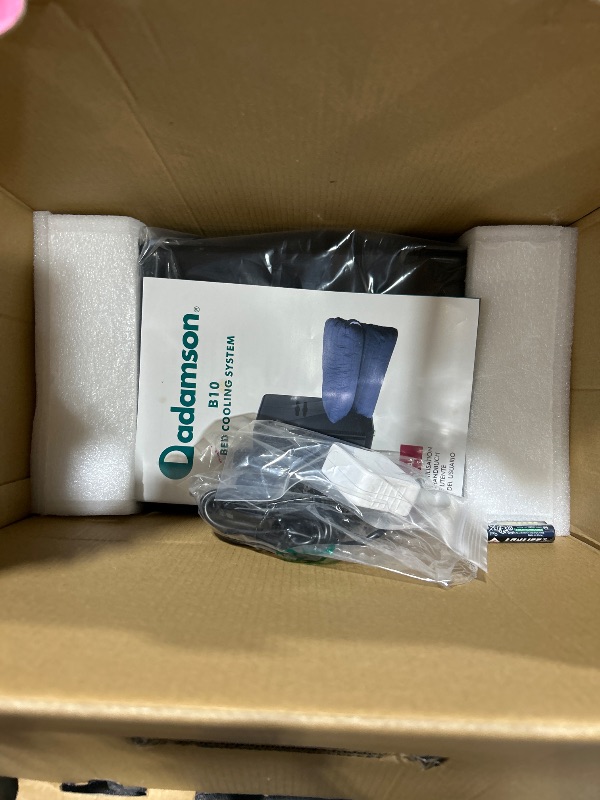 Photo 1 of Adamson B10 Bed Cooling System - Twin 75” L x 39” W - New - 100% Cotton Mattress Cooling Bed Pad for Night Sweats - Water Bed Cooler Ideal for Hot Sleepers - Improved Mattress Cooling System
