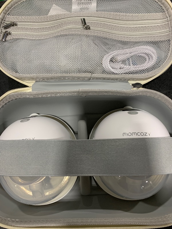 Photo 1 of Momcozy Breast Pump, Double-Sealed Flange for Comfort - 24mm, 2 Pack Ash Gray