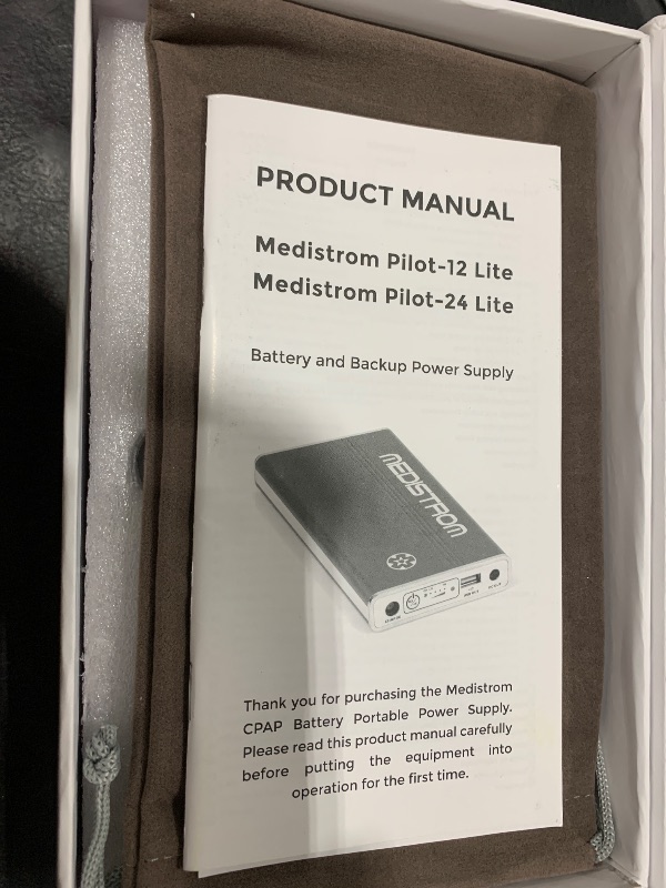 Photo 1 of Medistrom Pilot-24 Lite CPAP Battery for ResMed AirMini and AirSense 10 Pap Devices