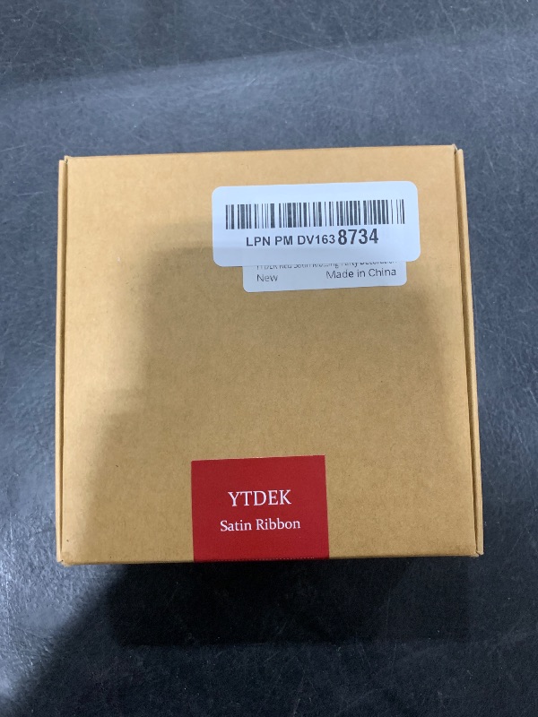 Photo 1 of YTDEK Red Ribbon 1-1/2 Inch Red Satin Fabric Polyester Ribbon 50 Yards for Flower Bouquet Craft Wrapping Hair Bow Making Wreath Wedding Party Decoration