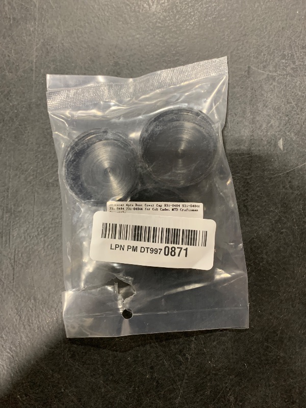 Photo 1 of deawater 4pcs Dust Cover Cap 931-0484 931-0484A 731-0484 731-0484A for Cub Cadet MTD Craftsman Troy-Bilt