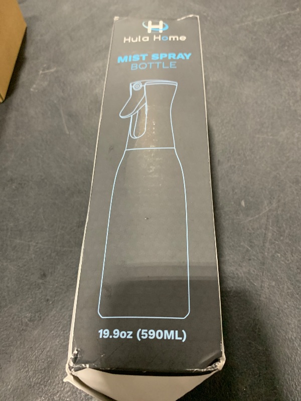 Photo 1 of Hula Home Spray Bottle for Hair (20oz/590ml) - Powered by Flairosol® Spray Technology - Continuous Ultra Fine Mist Sprayer – For Hairstyling, Cleaning, Salons, Plants, Essential Oil & More - White