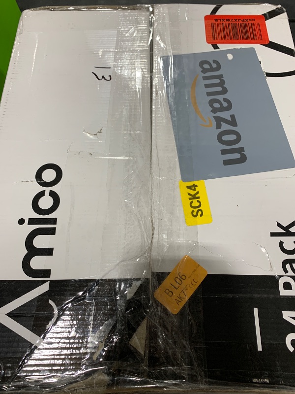 Photo 1 of Amico 24 Pack 5/6 inch 5CCT LED Recessed Lighting, Dimmable, 12.5W=100W, 950LM, 2700K/3000K/4000K/5000K/6000K Selectable, Retrofit Can Lights with Baffle Trim, IC Rated - ETL & FCC, White