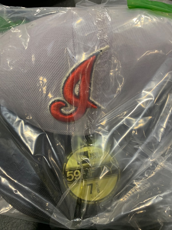 Photo 1 of New Era MLB 59FIFTY Cooperstown Authentic Collection Fitted On Field Game Cap Hat (6 7/8, Los Angeles Angels Navy Cooperstown)