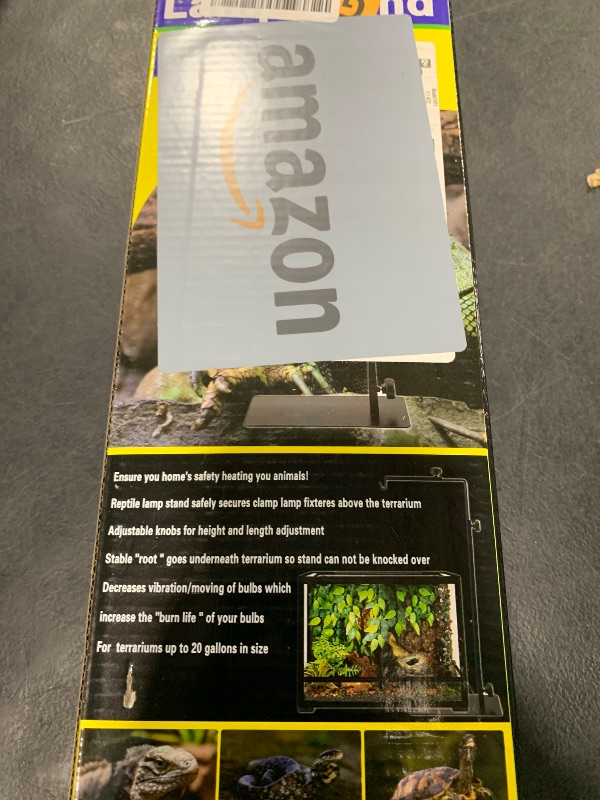 Photo 1 of Simple Deluxe Reptile Lamp Stand Metal Light Holder Adjustable Height 14-26 inch, for Amphibian Terrarium Heating-Light and Aquarium Tank
