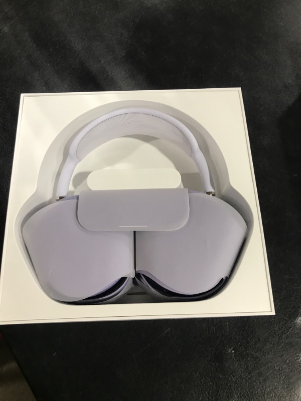 Photo 1 of Apple AirPods Max Wireless Over-Ear Headphones, Pro-Level Active Noise Cancellation, Transparency Mode, Personalized Spatial Audio, USB-C Charging, Bluetooth Headphones for iPhone - Purple