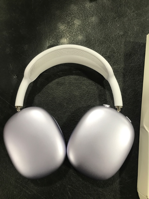 Photo 1 of Apple AirPods Max Wireless Over-Ear Headphones, Pro-Level Active Noise Cancellation, Transparency Mode, Personalized Spatial Audio, USB-C Charging, Bluetooth Headphones for iPhone - Purple