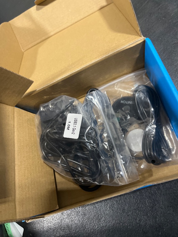 Photo 1 of Dual Monitor KVM Switch for Laptop & Desktop 4K@60Hz, USB C and HDMI KVM Switch 2 Monitors 2 Computers with 4 USB 3.0 Port for Keyboard Mouse, 80W PD Charging, with Wired Remote and USB C Cable
