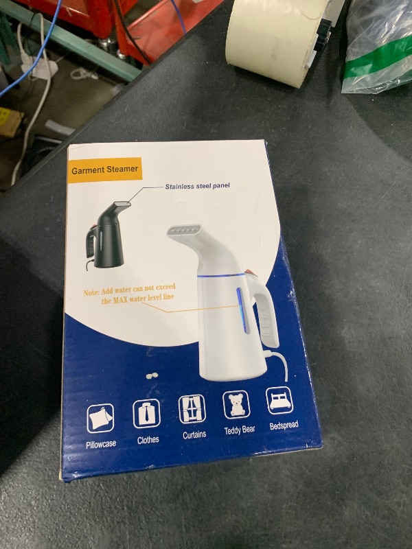 Photo 1 of Blesgam Steamer for Clothes 700W, Clothes Steamer 40S Fast Heat-up, Travel steamer for Clothes Portable Mini, Garment Steamer with 120ML Water Tank, Hand steamer for Travel and Home(GY169)