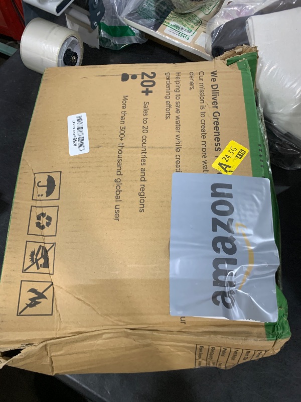 Photo 1 of YESTAR Water Hose Reel Cart, Holds 65-130 Ft of 5/8 Inch Hose, Wall Mounted Garden Hose Cart, Portable Hose Reel for Convenient Storage and Watering