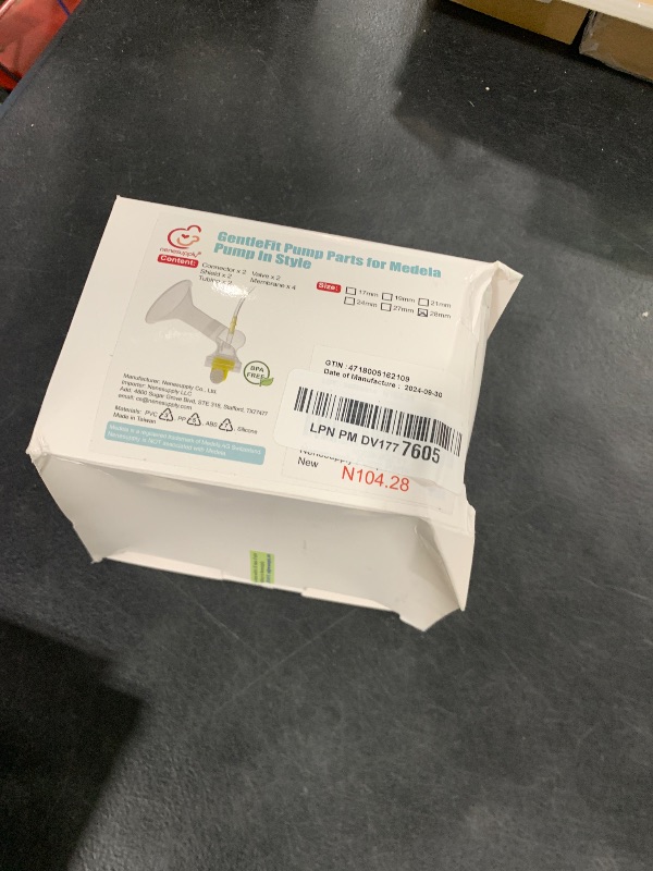Photo 1 of Nenesupply Pump Parts with 28mm Flanges Compatible with Medela Pump in Style Breastpump Not Original Medela Pump Parts Include Compatible Flange Breastshield Connector Valve Membrane Tubing