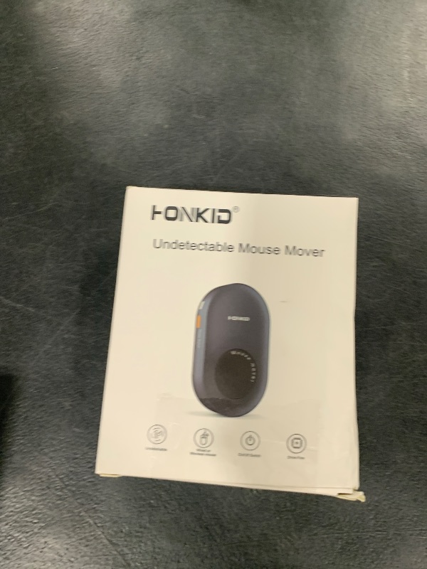 Photo 1 of HONKID Undetectable Mouse Jiggler - Auto Mover with On/Off Switch & USB Port, No Software Needed, Prevent Sleep/Lock for Home Office & PC/Mac/Desktop (Blue Black), Perfect for Gifts/Remote Work
