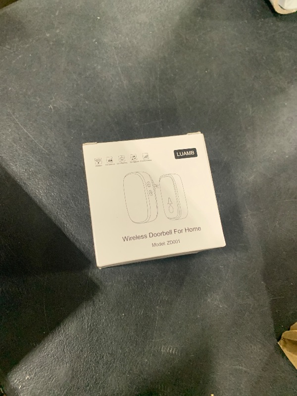 Photo 1 of LUAMB Wireless Doorbell, 1,000ft Range Loud Enough with 5Volume Levels and Mute Mode Door Chimes LED Flashing