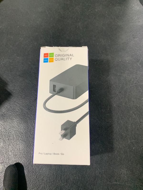 Photo 1 of 65W Surface Pro Laptop Charger for Microsoft Surface Pro 10, 9, 8, 7+, 7, 6, 5, 4, 3, X, Windows Surface Laptop 6, 5, 4, 3, 2, 1, Surface Go Tablet, Surface Book 3, 2, 1, Support 44W, 36W, LED, 10FT