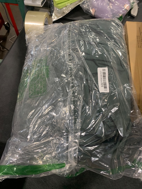 Photo 1 of Bedsure 100% Washed Cotton Duvet Cover King Size - Forest Green Minimalist Cotton Duvet Cover Linen Like - GentleSoft™ Plain Simple Bedding Set with 2 Pillow Shams (Forest Green, King, 104"x90")