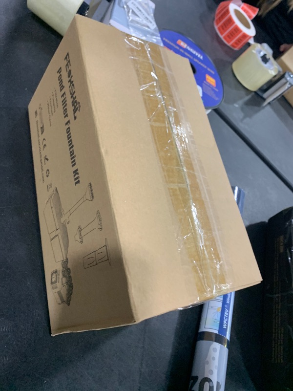 Photo 1 of FEOXSHAL Pond Filter with Fountain Pump Kits, 60W Pond Pump and Filter Kit with Submersible Water Pump Flow Ajustable