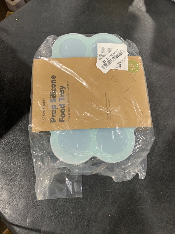 Photo 1 of KeaBabies Silicone Food Freezer Trays with Lid, 2oz x 10 Pods Baby Food Storage Containers, Easy Puree Meal Prep, Breast Milk Silicone Freezer Molds, Dishwasher,Microwave Safe,BPA-Free(Alpine Green)